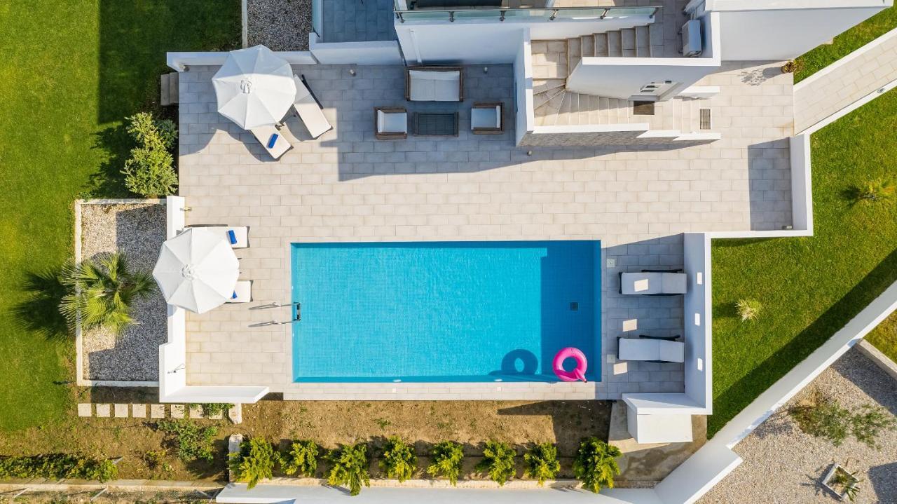 Asteria Pearl Villa 2 With Rooftop Jacuzzi Tigaki Exterior foto