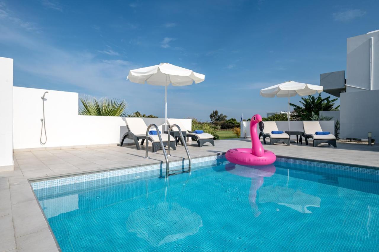 Asteria Pearl Villa 2 With Rooftop Jacuzzi Tigaki Exterior foto