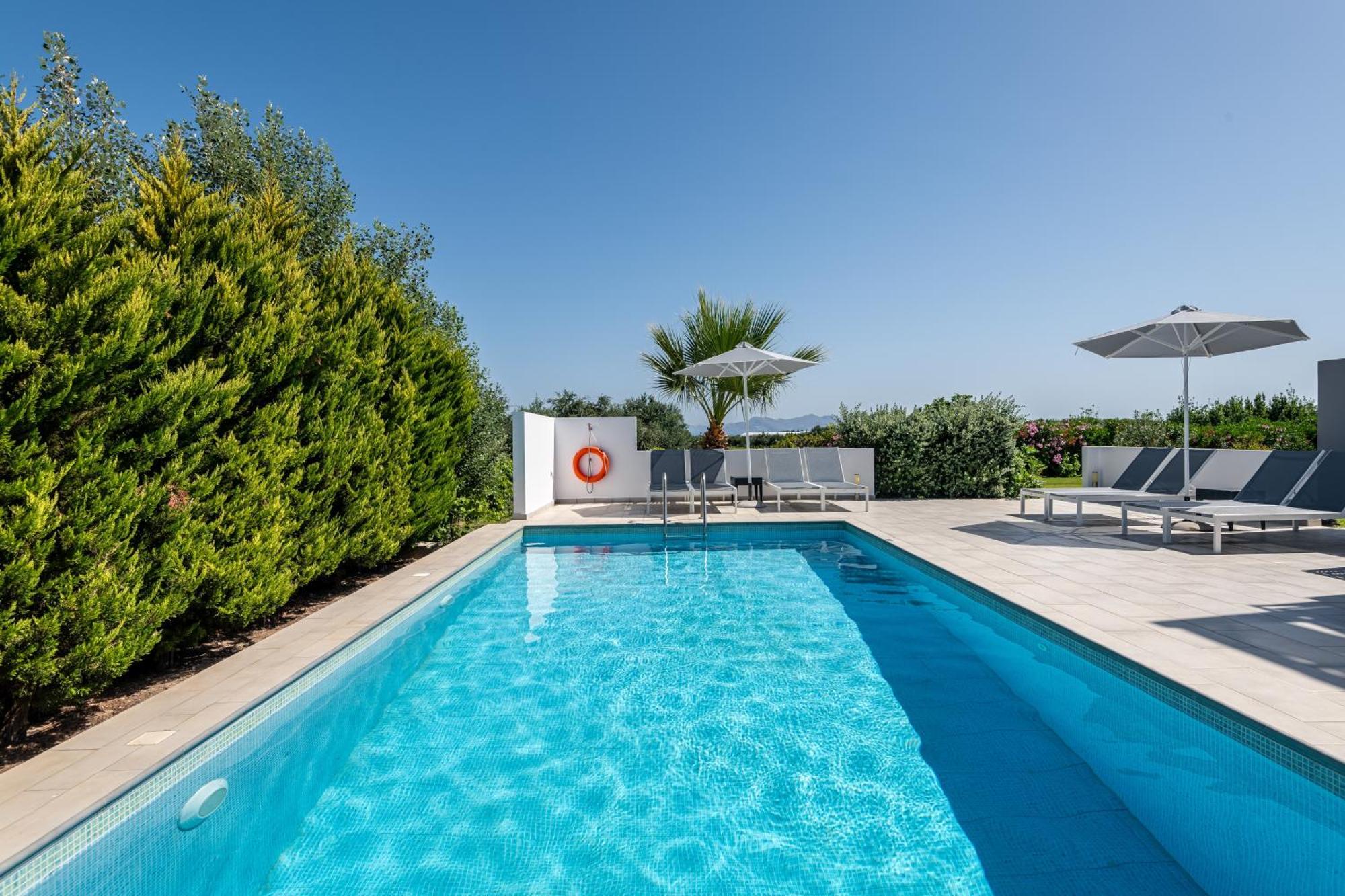 Asteria Pearl Villa 2 With Rooftop Jacuzzi Tigaki Exterior foto